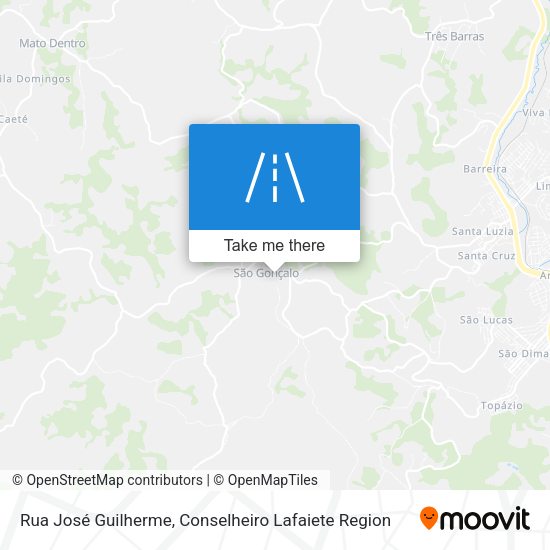 Rua José Guilherme map