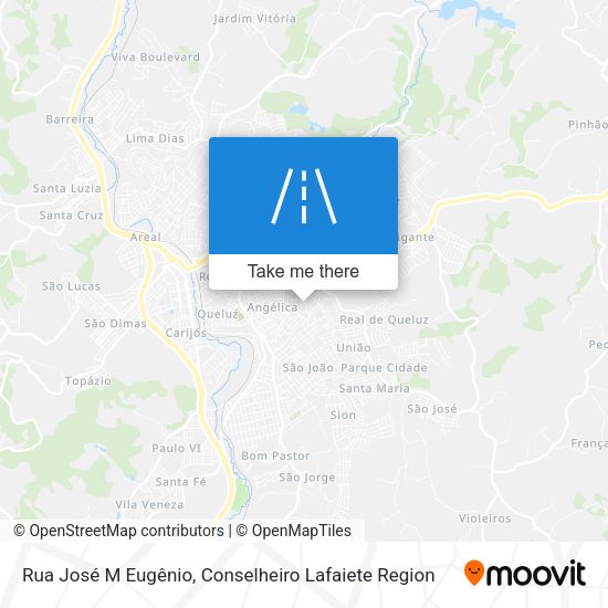 Rua José M Eugênio map