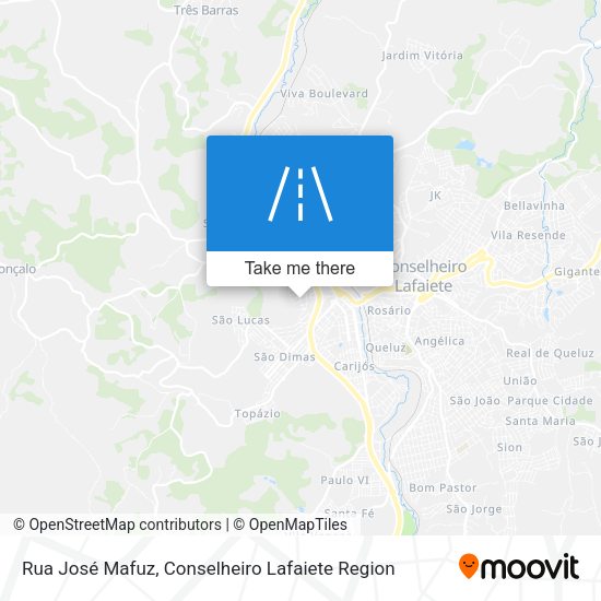 Rua José Mafuz map