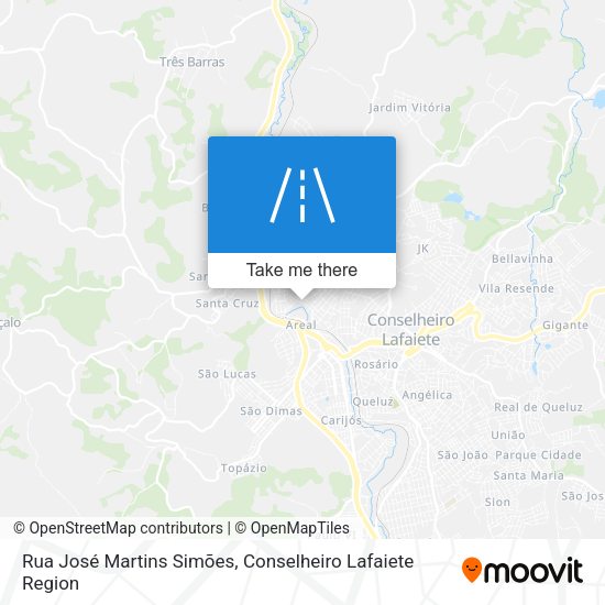 Rua José Martins Simões map