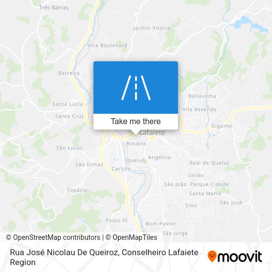 Rua José Nicolau De Queiroz map