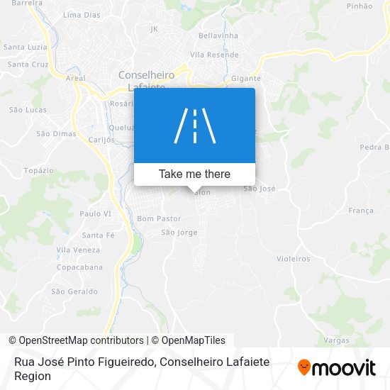Rua José Pinto Figueiredo map