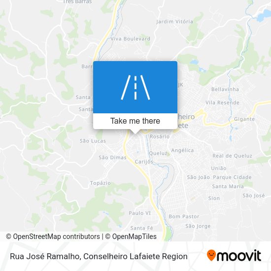 Rua José Ramalho map
