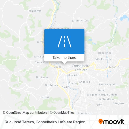 Rua José Tereza map