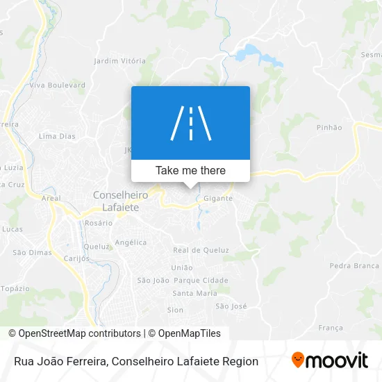 Rua João Ferreira map