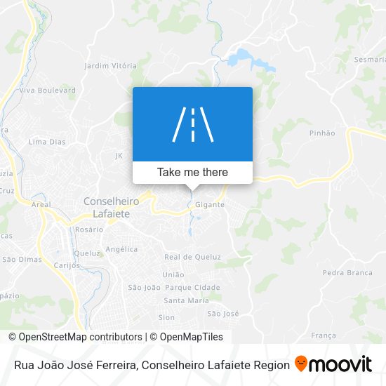 Rua João José Ferreira map