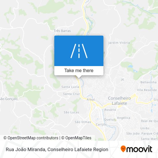 Rua João Miranda map