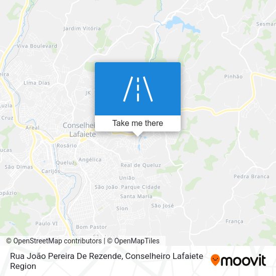 Rua João Pereira De Rezende map