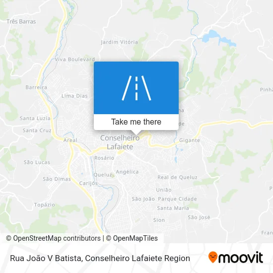 Rua João V Batista map