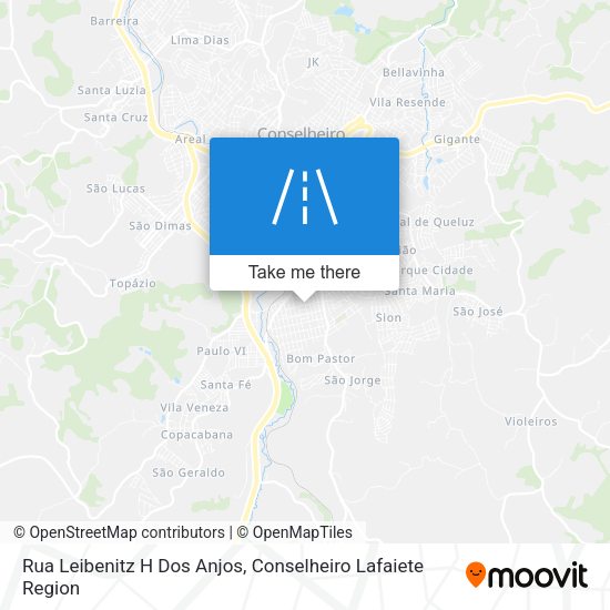 Rua Leibenitz H Dos Anjos map