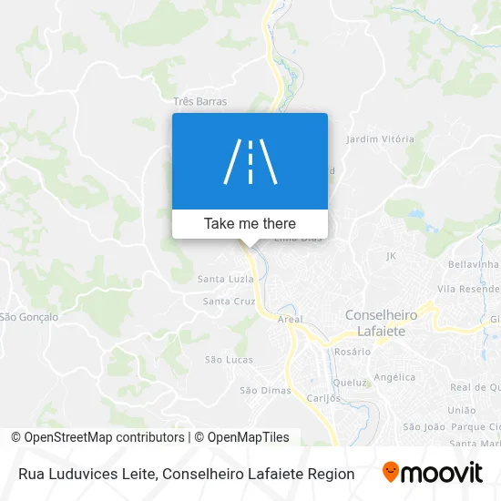 Rua Luduvices Leite map