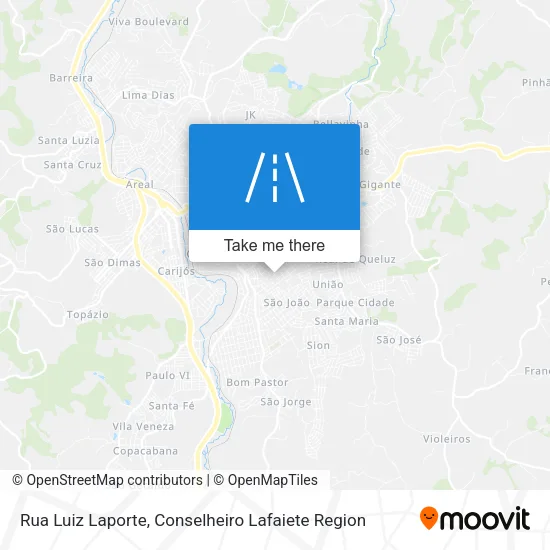 Rua Luiz Laporte map