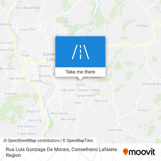 Rua Luís Gonzaga De Morais map
