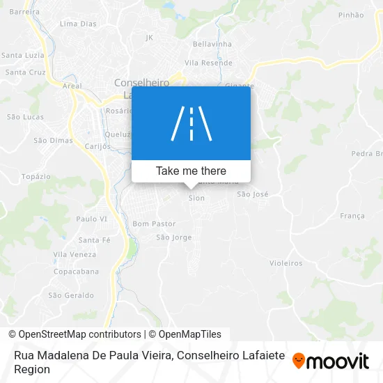 Rua Madalena De Paula Vieira map
