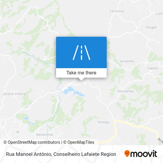 Rua Manoel Antônio map