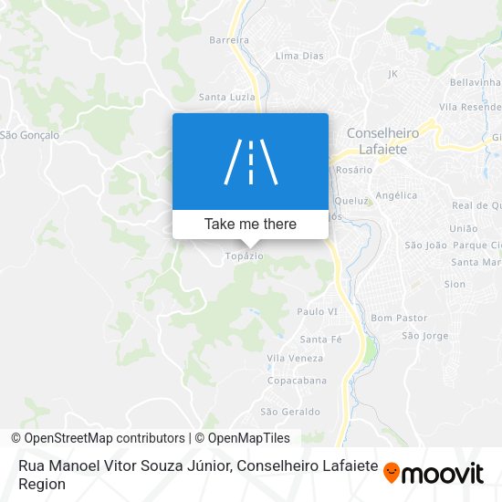 Rua Manoel Vitor Souza Júnior map