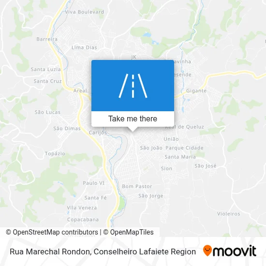 Rua Marechal Rondon map