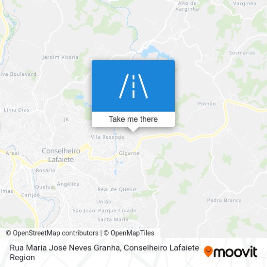 Rua Maria José Neves Granha map