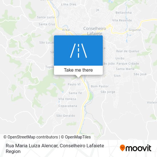 Rua Maria Luiza Alencar map