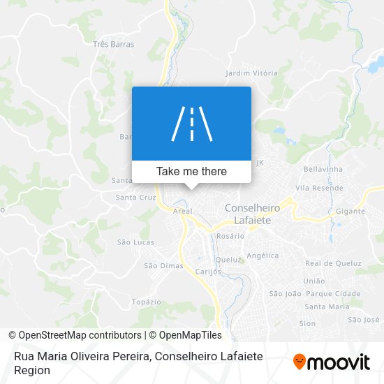 Rua Maria Oliveira Pereira map