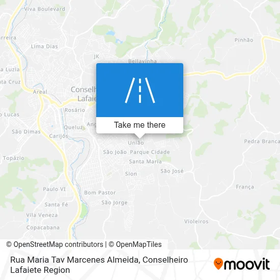 Rua Maria Tav Marcenes Almeida map
