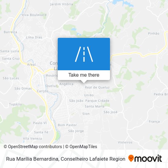 Rua Marília Bernardina map