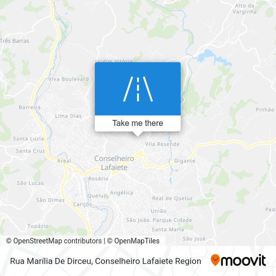 Rua Marília De Dirceu map