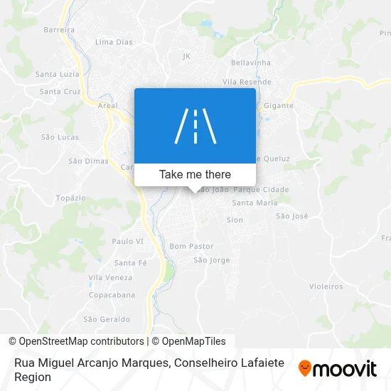 Rua Miguel Arcanjo Marques map