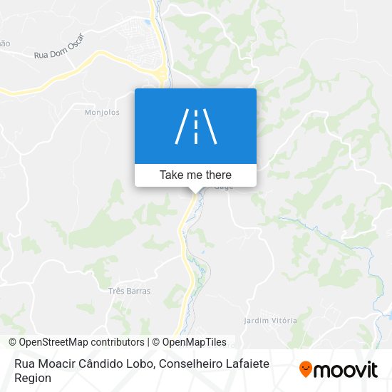 Rua Moacir Cândido Lobo map