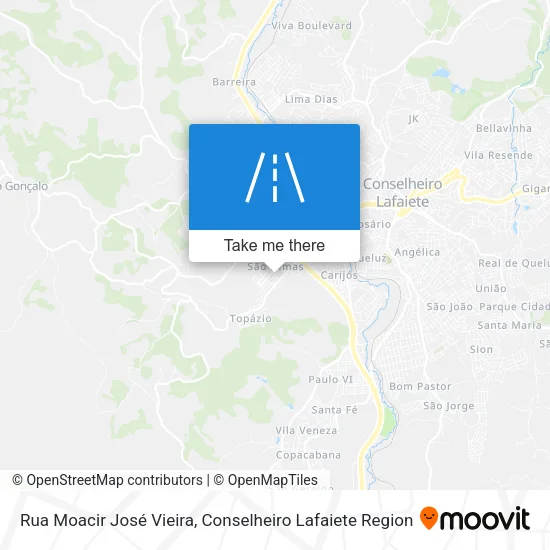 Rua Moacir José Vieira map
