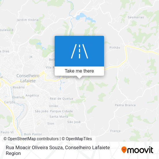 Rua Moacir Oliveira Souza map