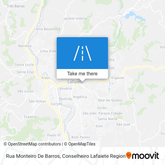 Rua Monteiro De Barros map