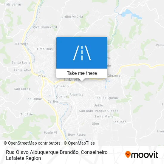 Rua Olavo Albuquerque Brandão map