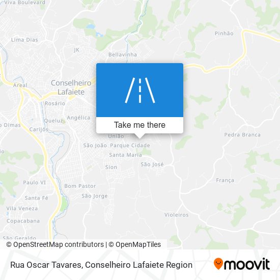 Rua Oscar Tavares map