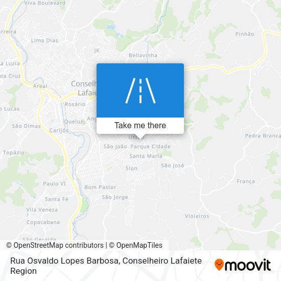Rua Osvaldo Lopes Barbosa map