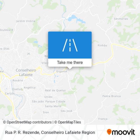 Rua P. R. Rezende map
