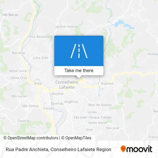 Rua Padre Anchieta map