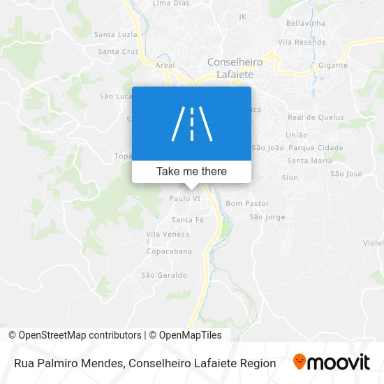 Rua Palmiro Mendes map