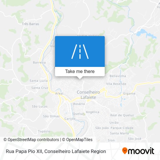 Rua Papa Pio XII map