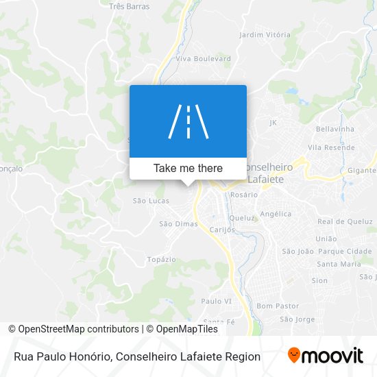 Rua Paulo Honório map