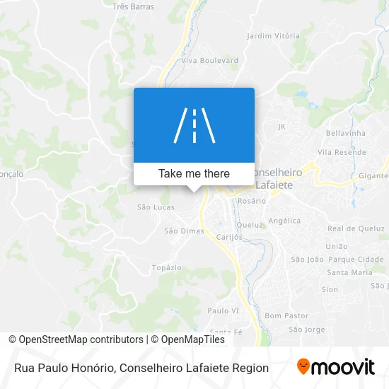Rua Paulo Honório map