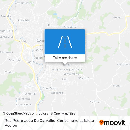 Rua Pedro José De Carvalho map