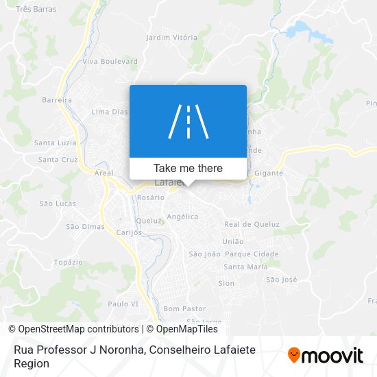 Rua Professor J Noronha map