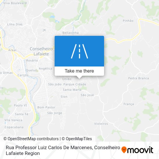 Rua Professor Luiz Carlos De Marcenes map