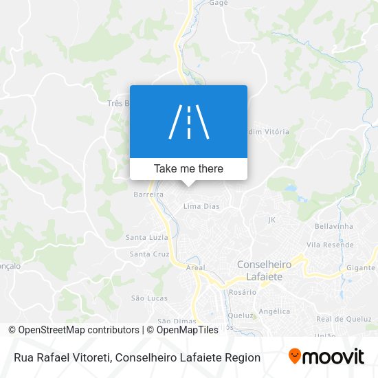 Rua Rafael Vitoreti map