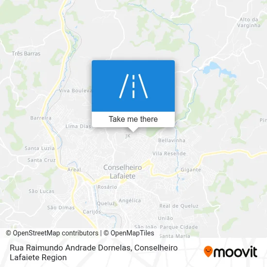 Rua Raimundo Andrade Dornelas map