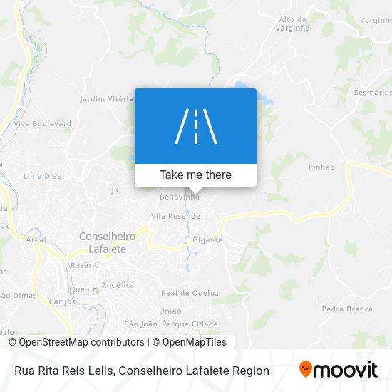 Rua Rita Reis Lelis map