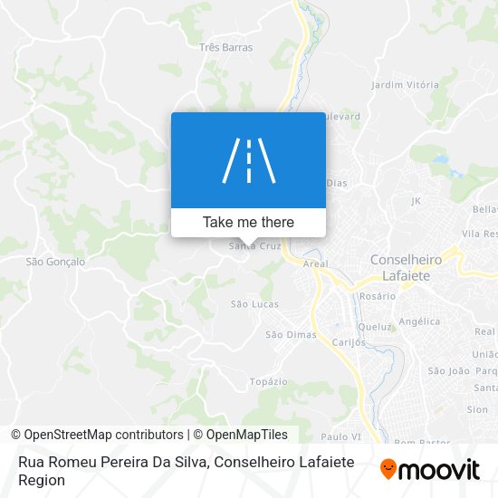 Rua Romeu Pereira Da Silva map