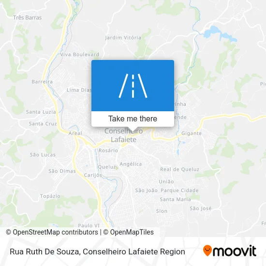 Rua Ruth De Souza map