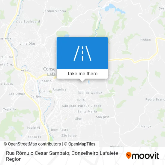 Rua Rómulo Cesar Sampaio map